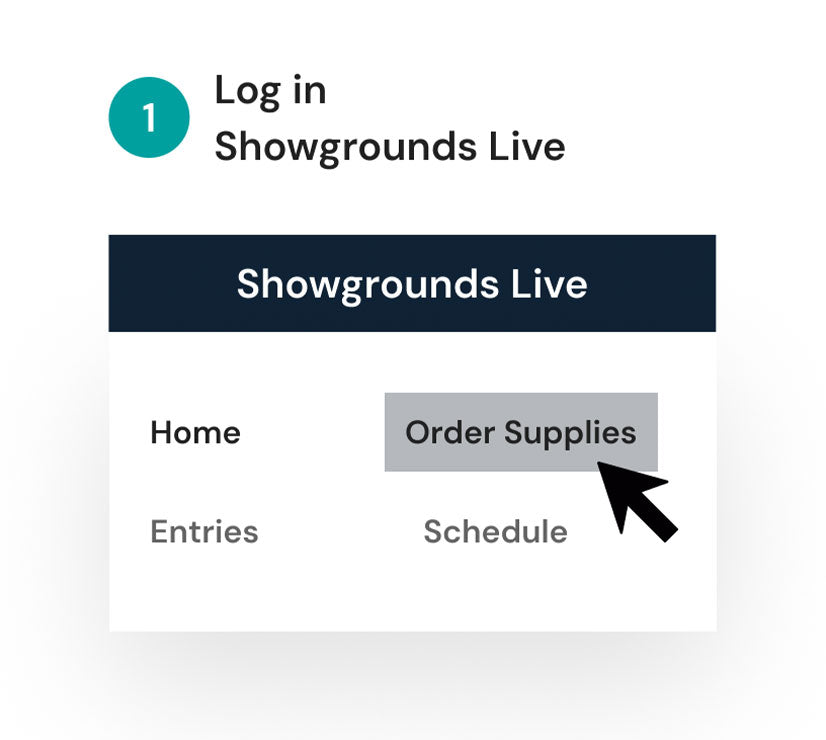 Log in Showgrounds Live
